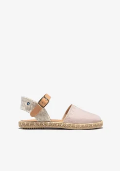 Conguitos Alpargatas Hebilla Bordado Rosa^ Alpargatas|Zapatos De Ceremonia