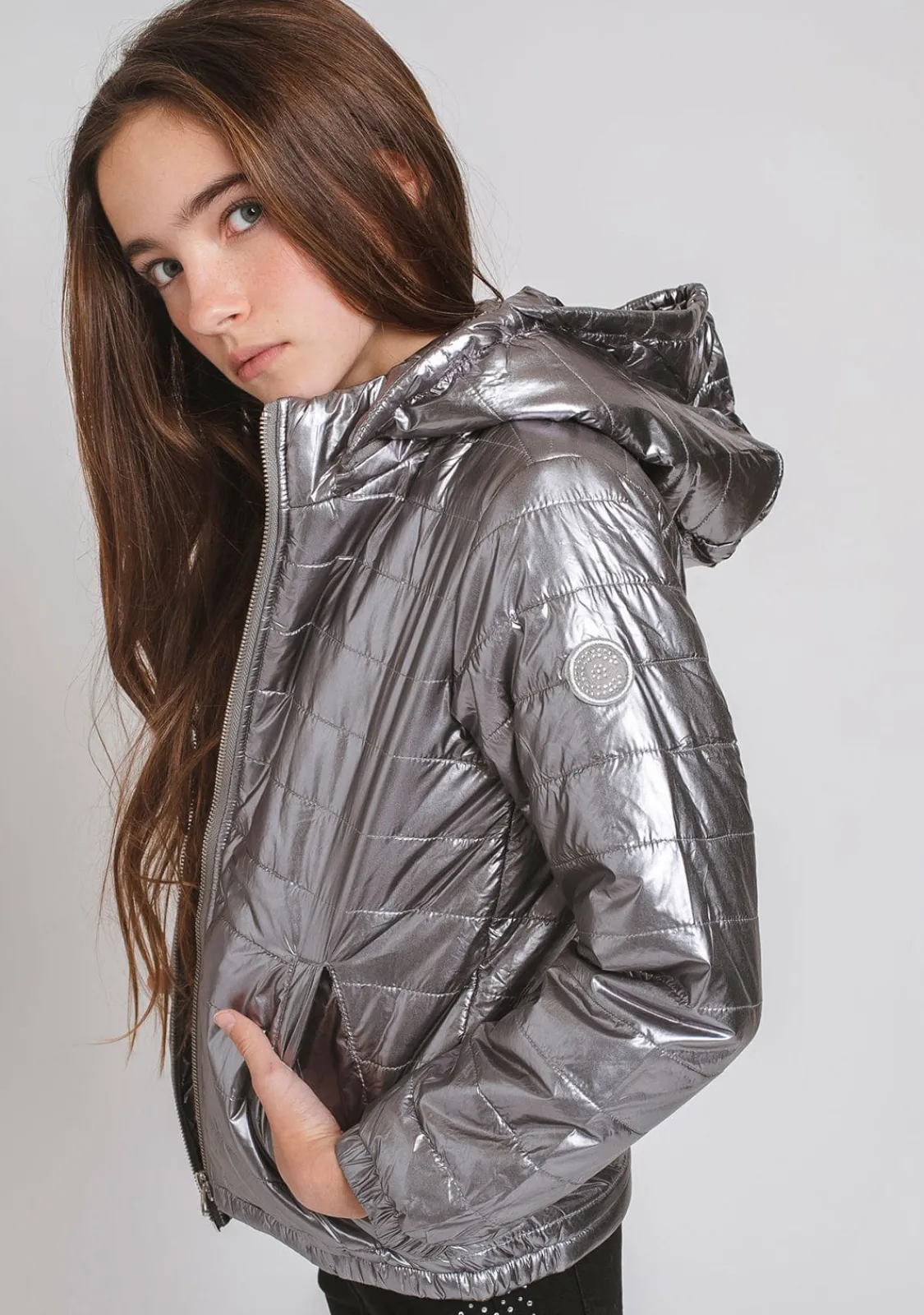 Conguitos Anorak Niña Gris Plomo^ Chaquetas
