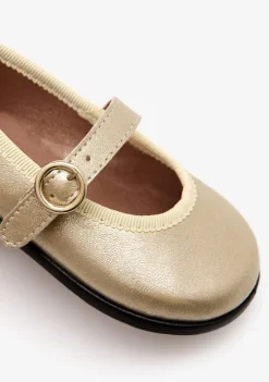 Conguitos Bailarinas De Bebé Hebilla Dorado^ Bailarinas|Zapatos De Ceremonia