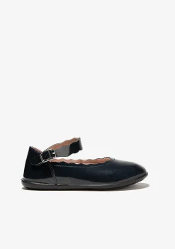 Conguitos Bailarinas De Niña Ondas Marino^ Zapatos De Ceremonia|Bailarinas