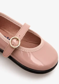 Conguitos Bailarinas Efecto Charol Hebilla Rosa^ Bailarinas|Zapatos De Ceremonia