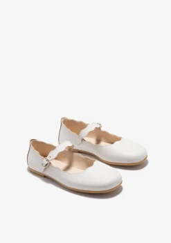 Conguitos Bailarinas Hebilla Ondas Beige B&W^ Zapatos|Zapatos De Ceremonia