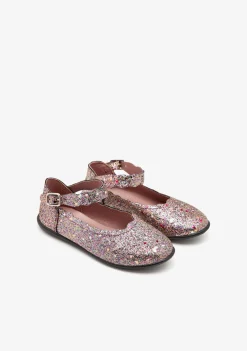 Conguitos Bailarinas Ondas Glitter Multicolor^ Bailarinas|Zapatos De Ceremonia