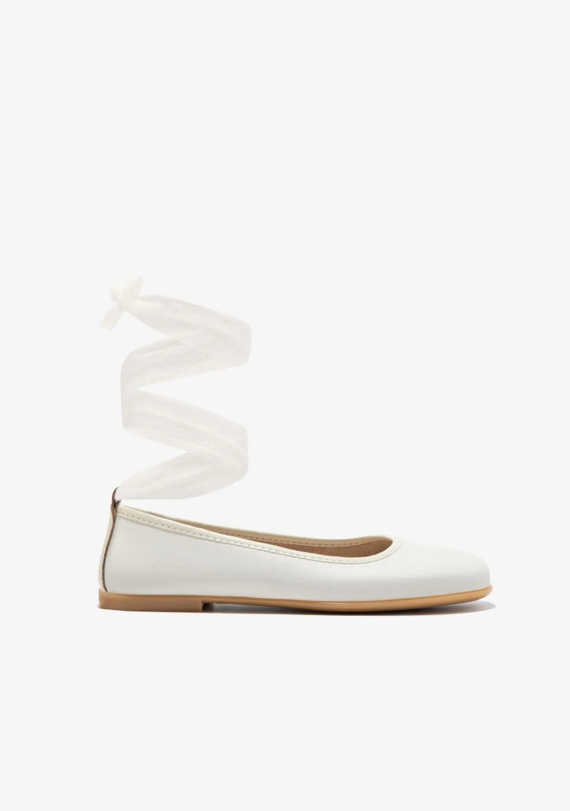 Conguitos Bailarinas Tira Beige B&W^ Zapatos|Zapatos De Ceremonia