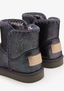 Conguitos Botas Australianas Bajas Bordado Plomo B&W^ Botas Australianas|Botas Australianas
