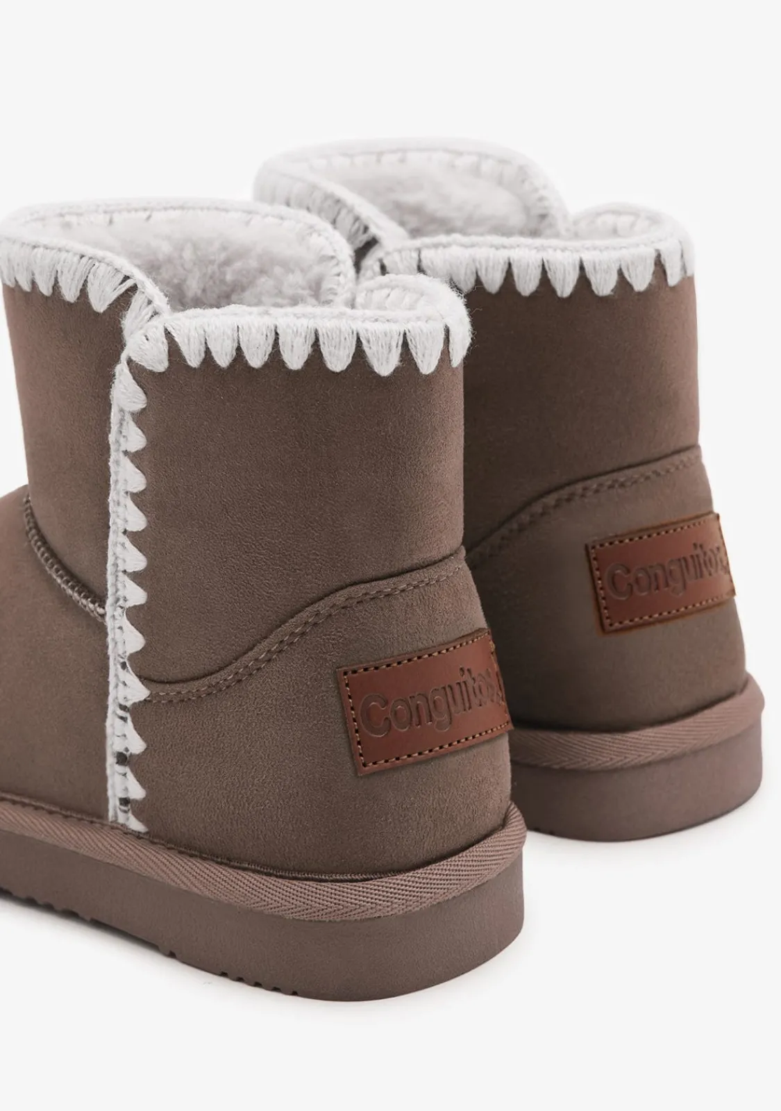 Conguitos Botas Australianas Bajas Bordado Taupe^ Botas Australianas|Botas Australianas