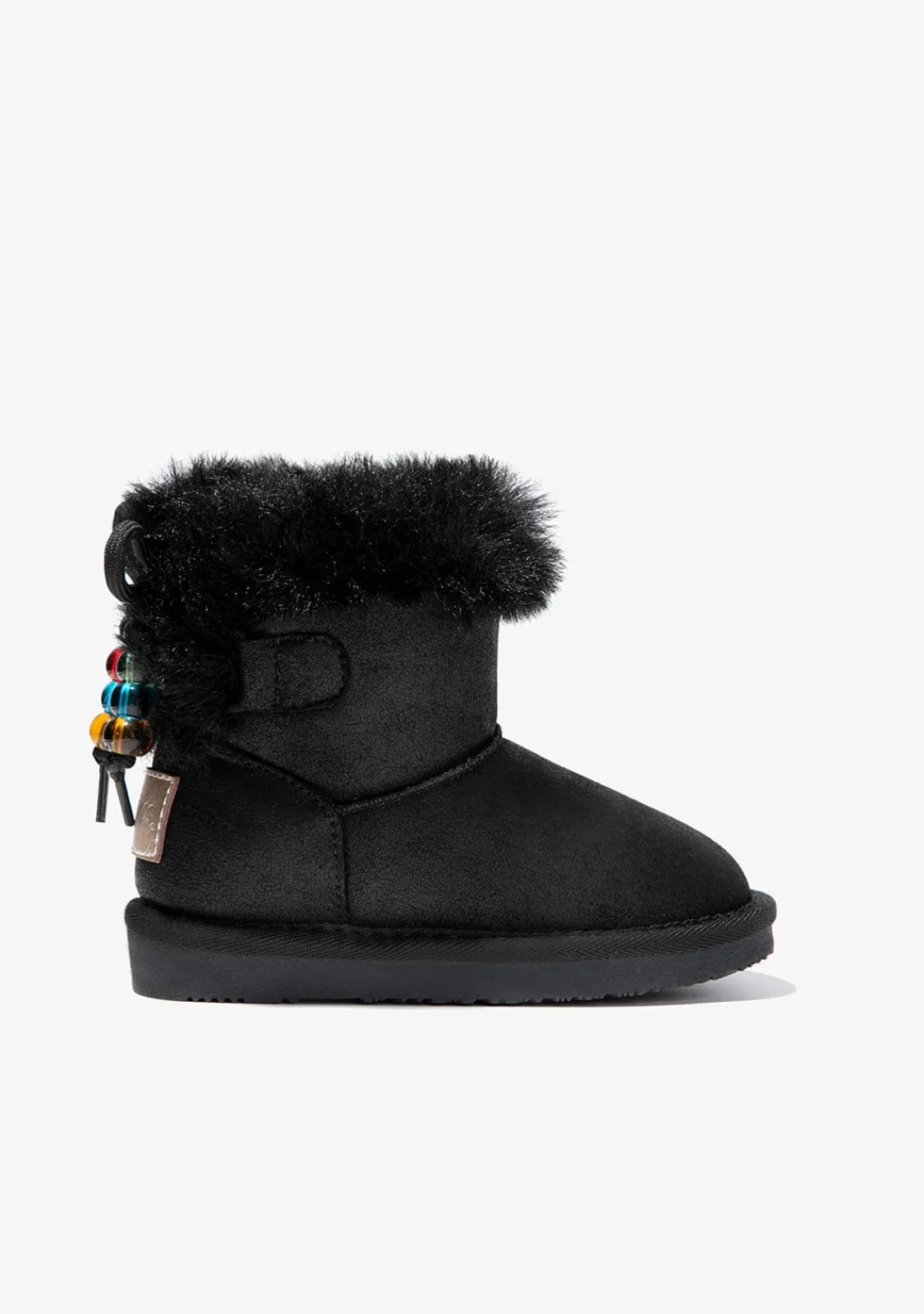 Conguitos Botas Australianas Cuentas Pelo Negro B&W^ Botas Australianas|Botas Australianas