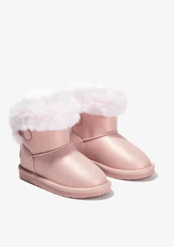 Conguitos Botas Australianas De Niña Strass Rosa B&W^ Botas Australianas|Botas Australianas