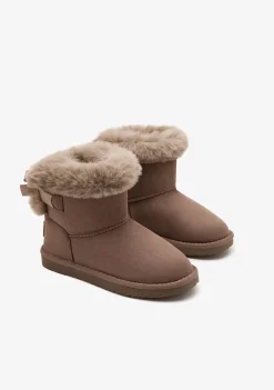 Conguitos Botas Australianas Lazo Pelo Water Repellent Taupe B&W^ Botas Australianas|Botas Australianas