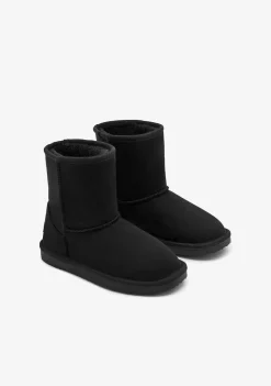 Conguitos Botas Australianas Logo Water Repellent Negro B&W^ Botas Australianas|Botas Australianas