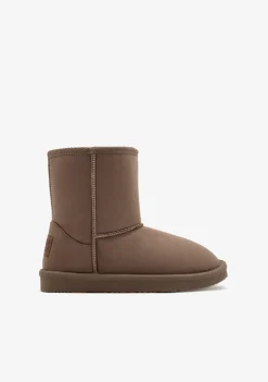 Conguitos Botas Australianas Logo Water Repellent Taupe B&W^ Botas Australianas|Botas Australianas