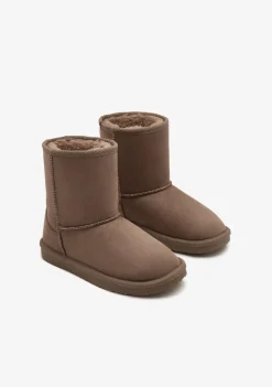 Conguitos Botas Australianas Logo Water Repellent Taupe B&W^ Botas Australianas|Botas Australianas