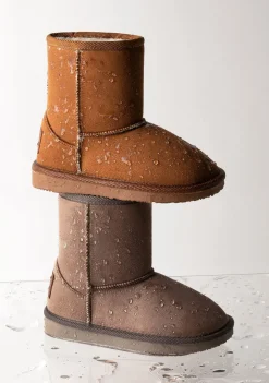 Conguitos Botas Australianas Logo Water Repellent Taupe B&W^ Botas Australianas|Botas Australianas