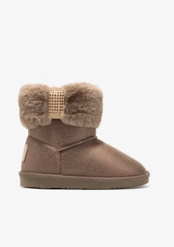 Conguitos Botas Australianas Strass Pelo Bronce B&W^ Botas Australianas|Botas Australianas
