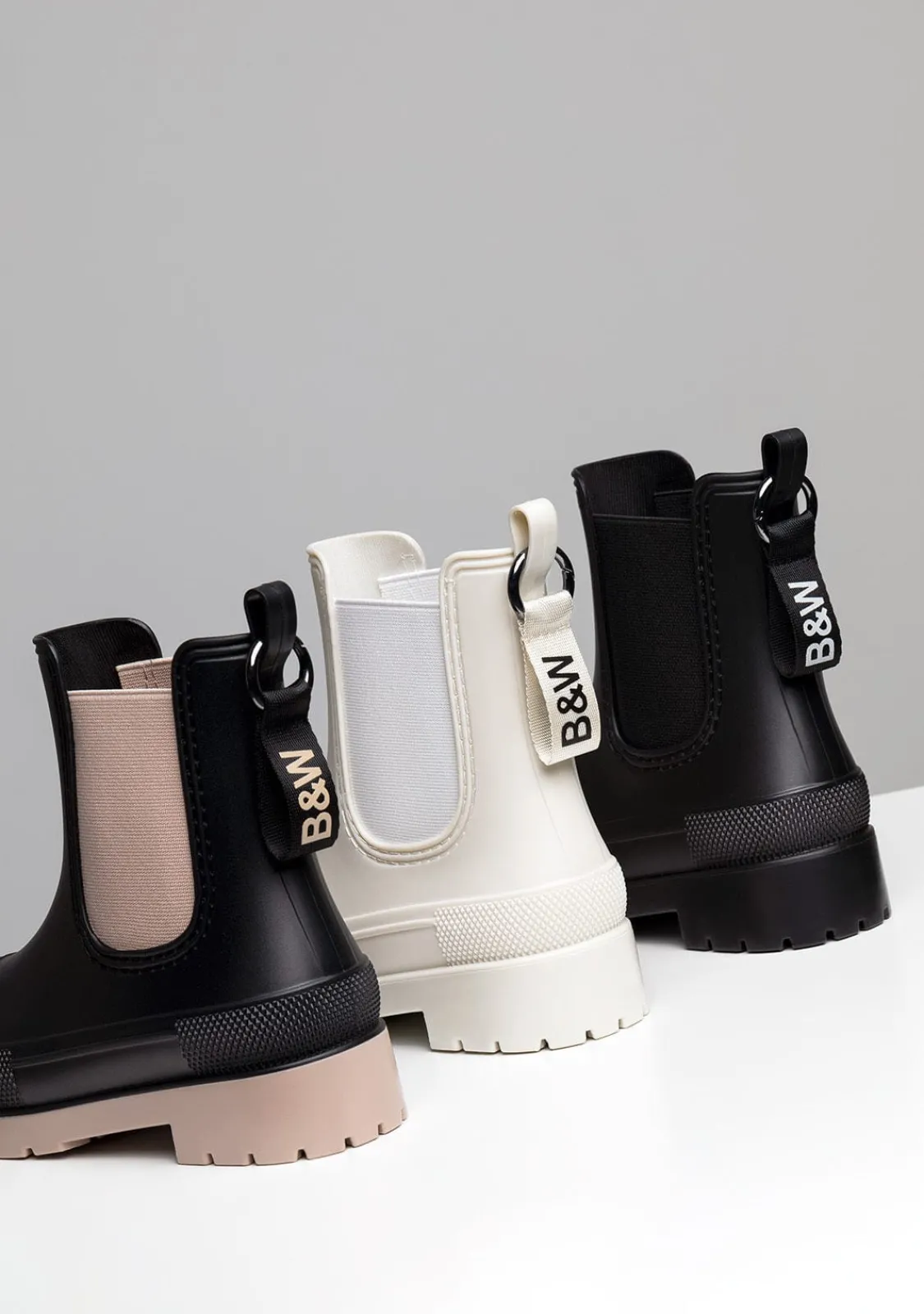 Conguitos Botas De Agua Unisex Beige B&W^ Botas|Botas De Agua