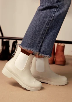 Conguitos Botas De Agua Unisex Beige B&W^ Botas|Botas De Agua