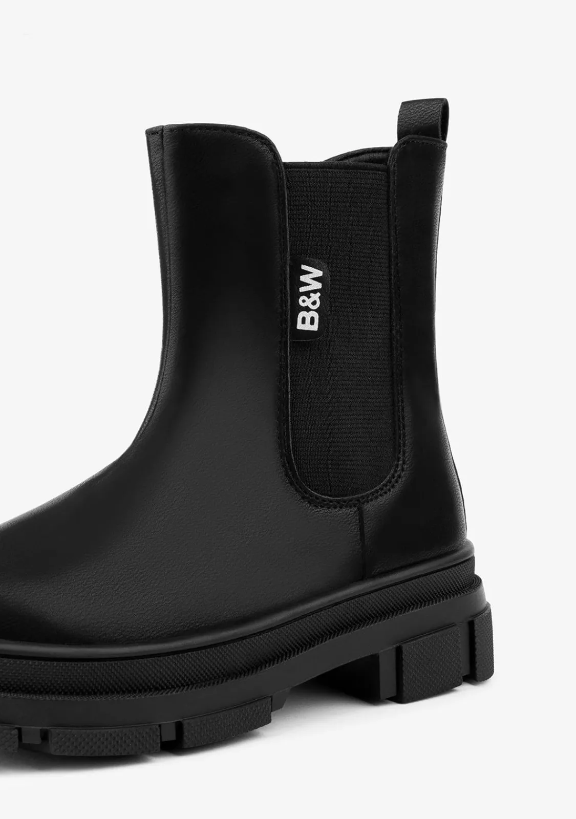 Conguitos Botas De Niña Elástico Napa Negro B&W^ Botas|Botas