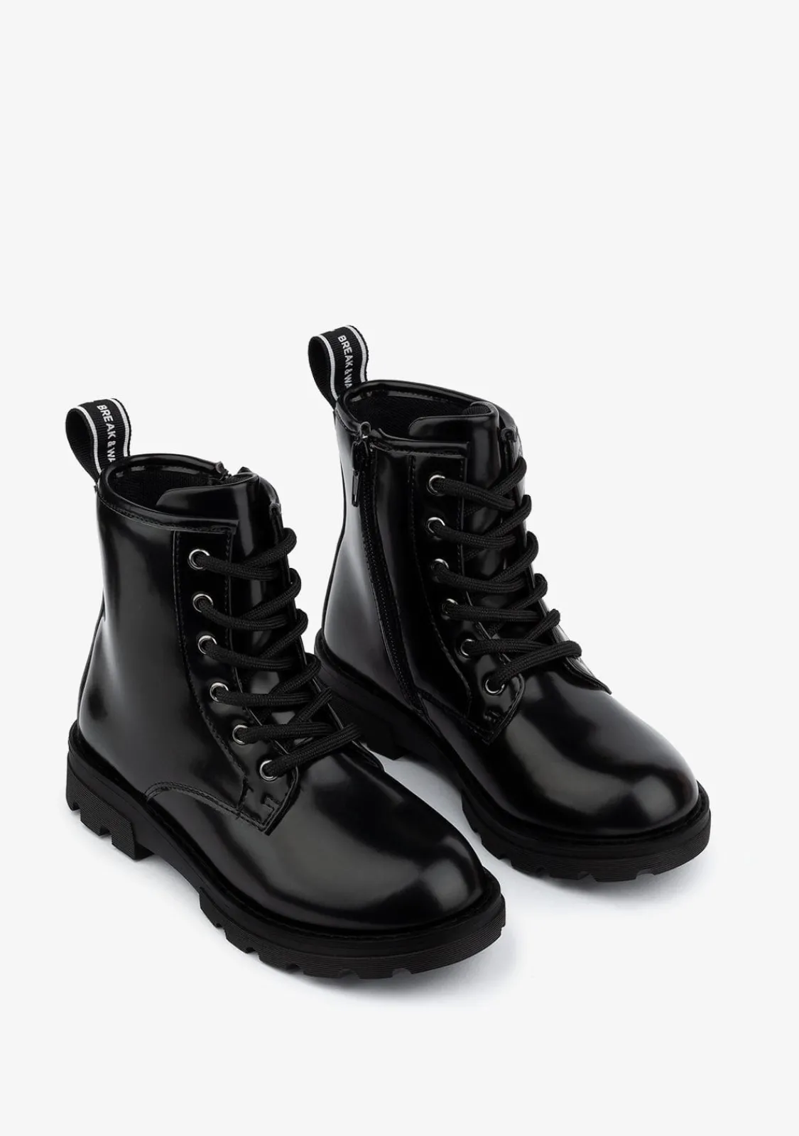 Conguitos Botas De Niña Militares Negro B&W^ Botas|Botas