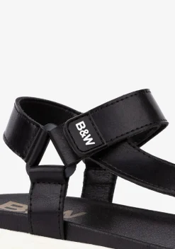 Conguitos B&W Sandalias De Niña Napa Negro^ Sandalias|Sandalias