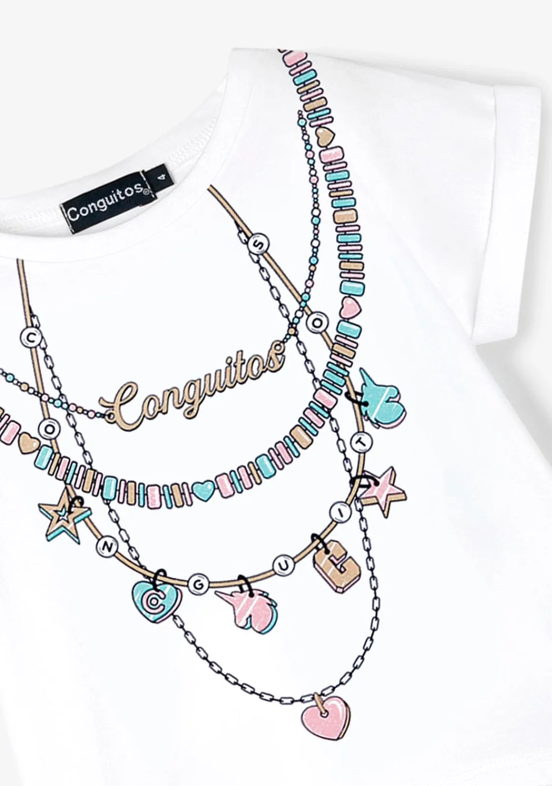 Conguitos Camiseta Collares Blanco^ Camisetas