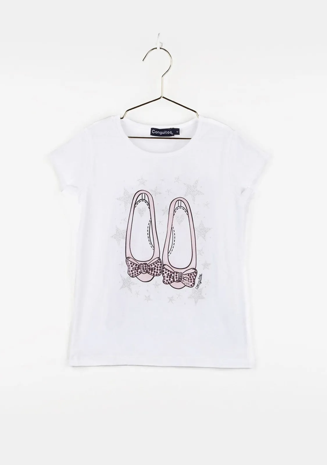 Conguitos Camiseta De Niña Bailarinas Rosa^ Camisetas