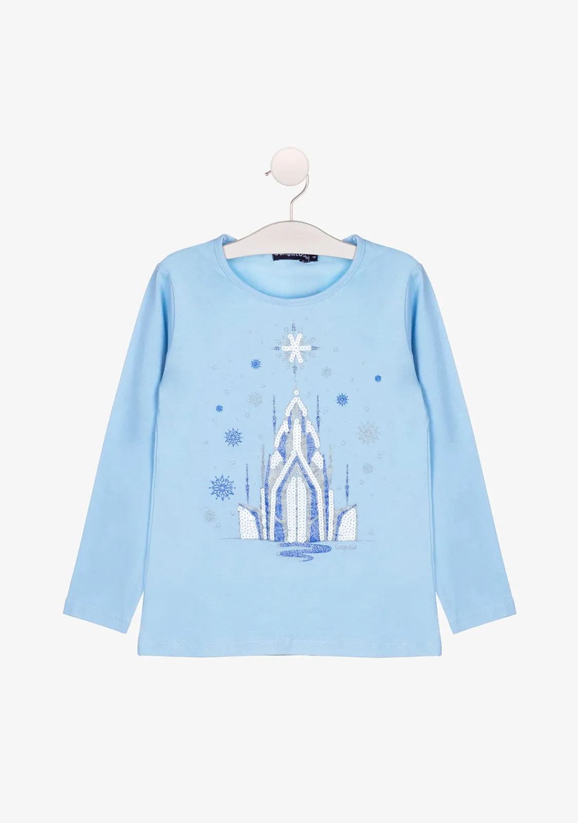 Conguitos Camiseta De Niña Fantasía Azul^ Camisetas|Camisetas Manga Larga