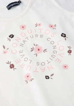 Conguitos Camiseta De Niña Nature Blanco^ Camisetas|Camisetas Manga Larga