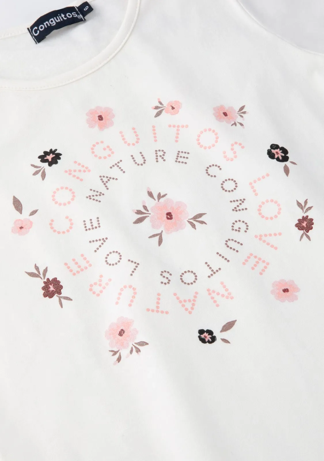 Conguitos Camiseta De Niña Nature Blanco^ Camisetas|Camisetas Manga Larga