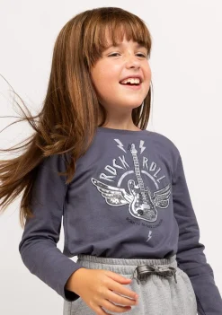 Conguitos Camiseta De Niña Rock Marengo^ Camisetas|Camisetas Manga Larga