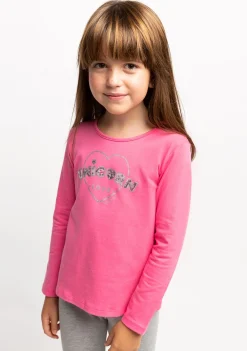 Conguitos Camiseta De Niña Unicorn Love Fucsia^ Camisetas|Camisetas Manga Larga