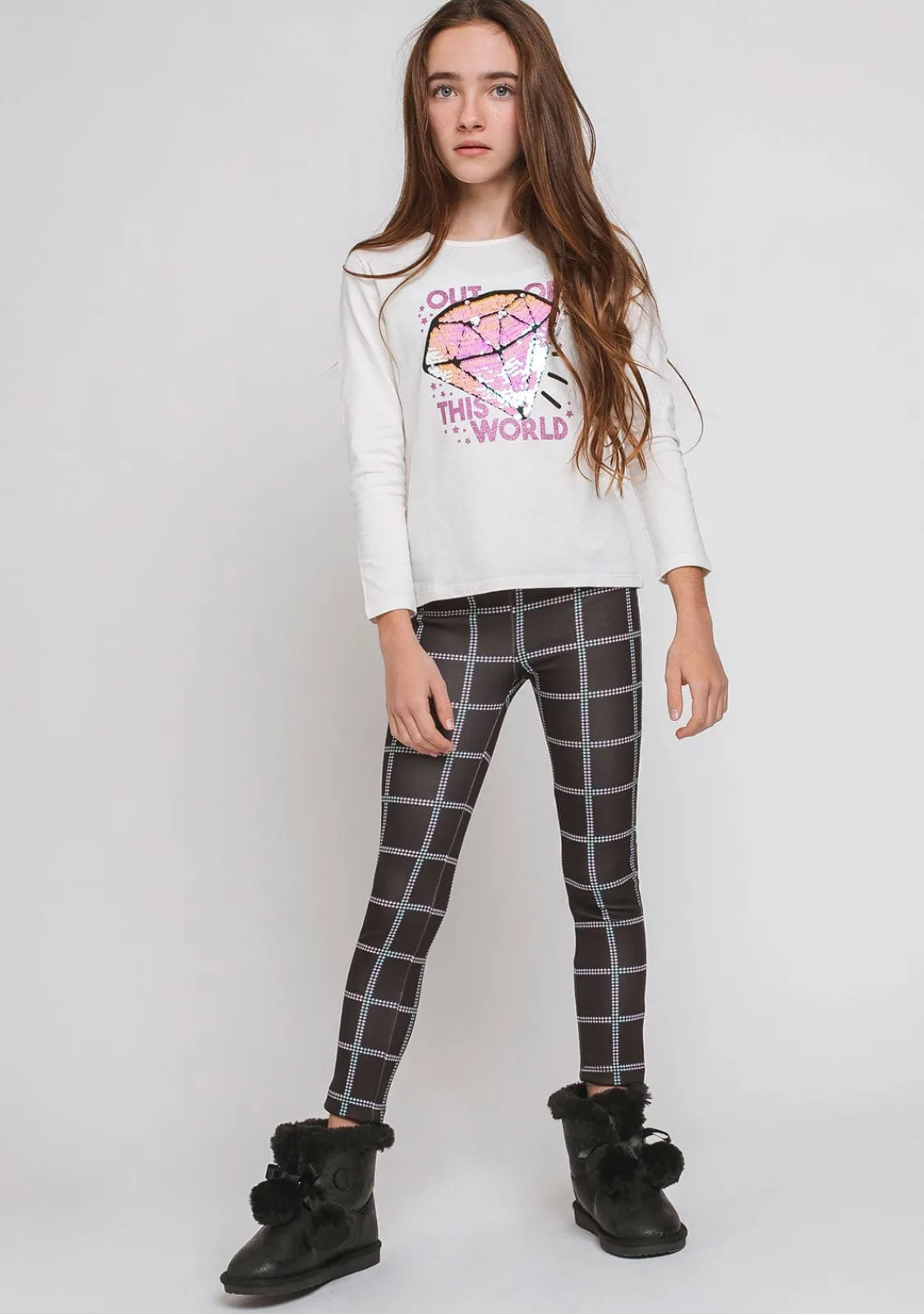 Conguitos Camiseta Niña Diamante Lentejuelas Reversibles^ Camisetas|Camisetas Manga Larga