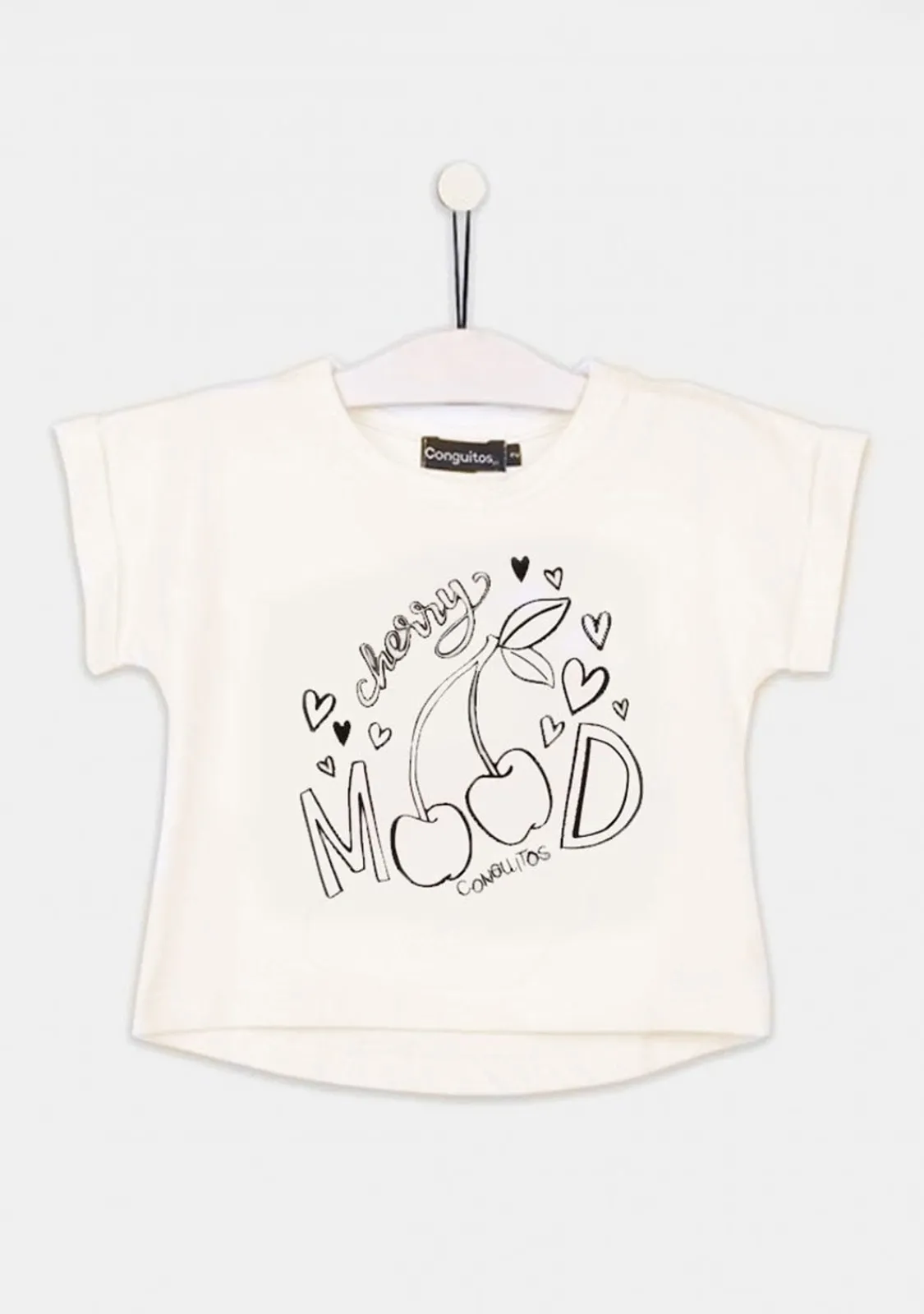 Conguitos Camiseta Solar De Niña Cerezas^ Camisetas