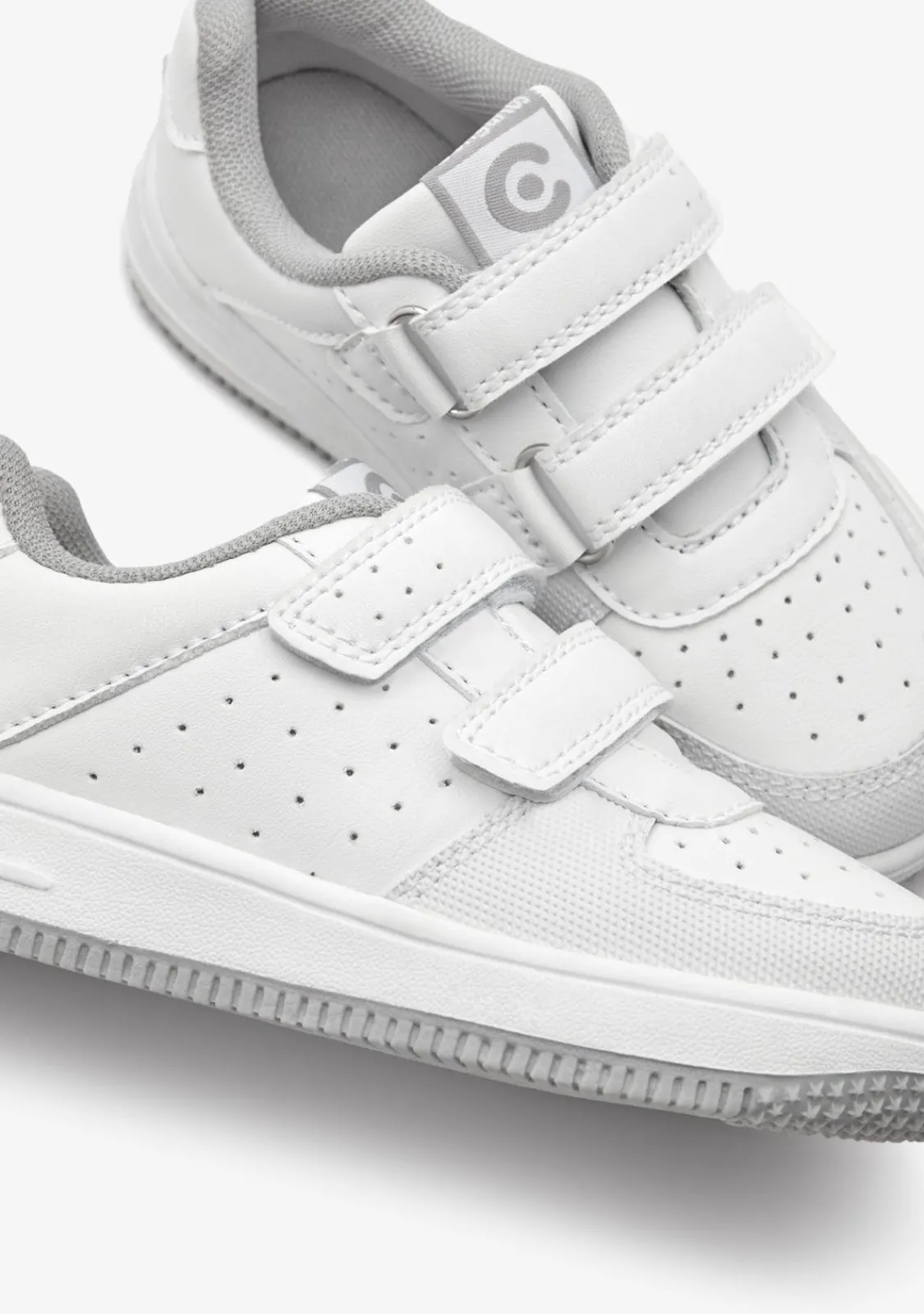 Conguitos Deportivos Unisex Blanco / Gris^ Zapatillas|Colegiales