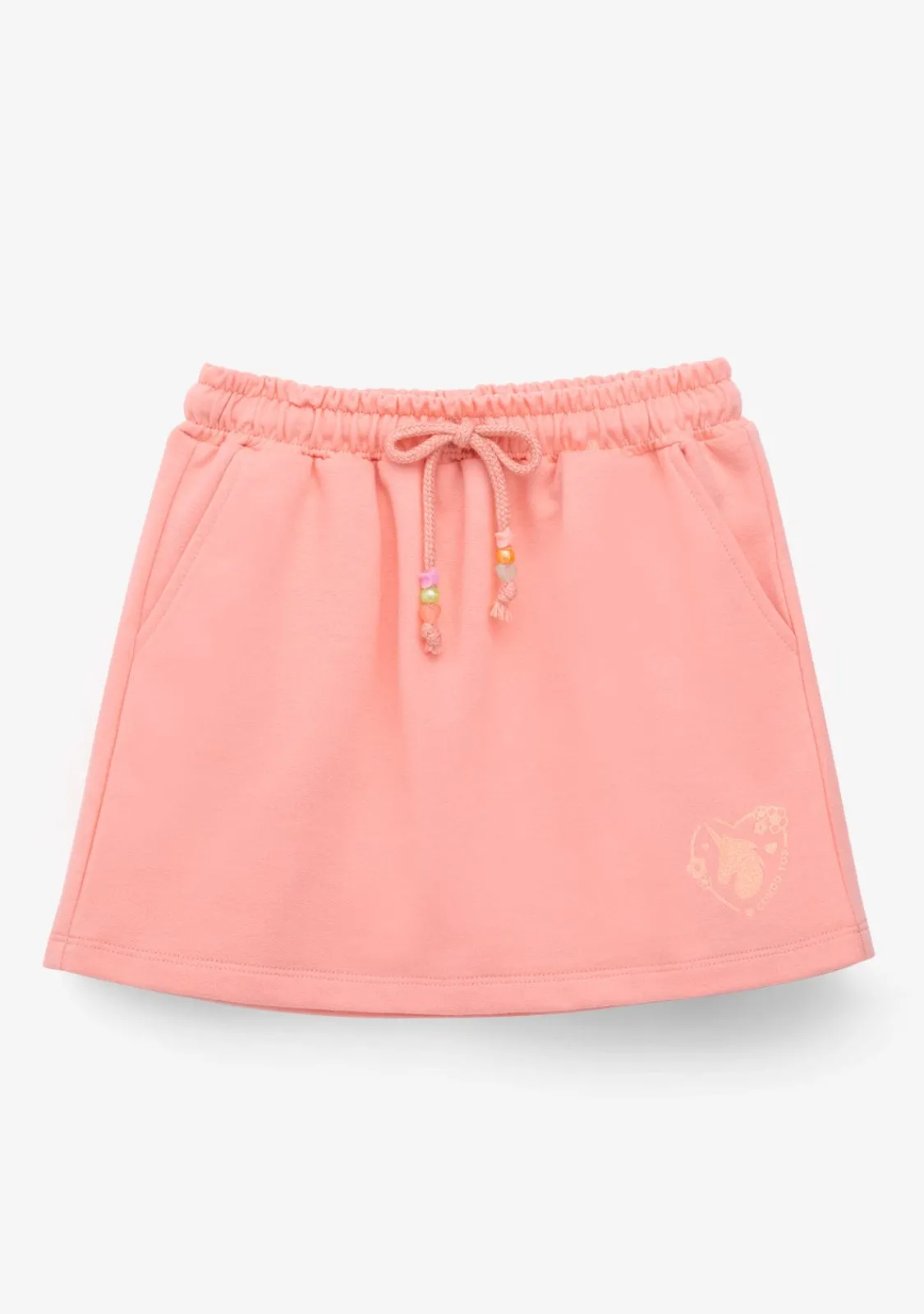 Conguitos Falda Deportiva Niña Felpa Lisa Naranja^ Faldas
