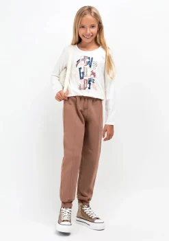 Conguitos Joggers De Niña Basic Marrón^ Pantalones Y Leggins