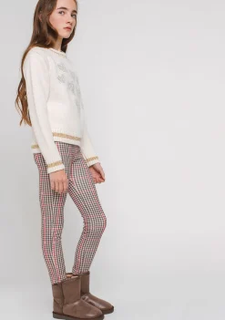Conguitos Leggins De Niña Neopreno Pata Gallo^ Pantalones Y Leggins