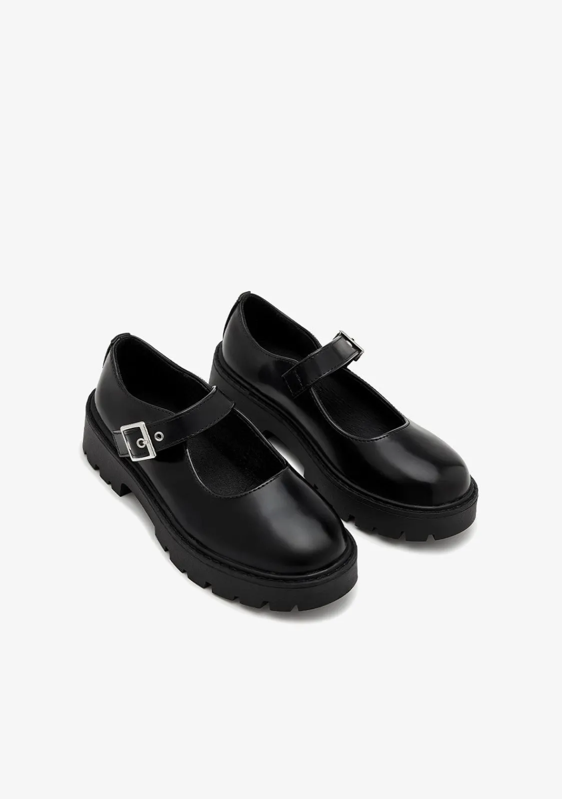 Conguitos Mocasines Hebilla Negro B&W^ Zapatos|Bailarinas