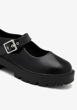 Conguitos Mocasines Hebilla Negro B&W^ Zapatos|Bailarinas
