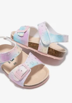 Conguitos Sandalias Bebé Corazones Estrellas Multicolor^ Sandalias|Sandalias Bio