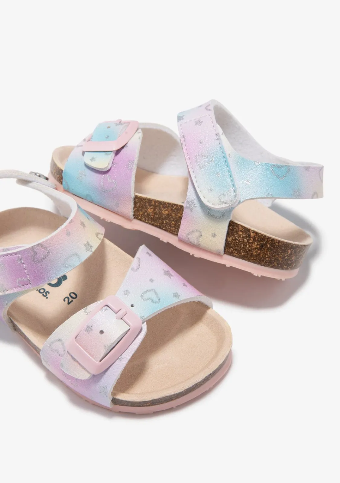 Conguitos Sandalias Bebé Corazones Estrellas Multicolor^ Sandalias|Sandalias Bio