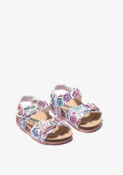 Conguitos Sandalias De Bebé Bio Flores Blanco^ Sandalias|Sandalias Bio