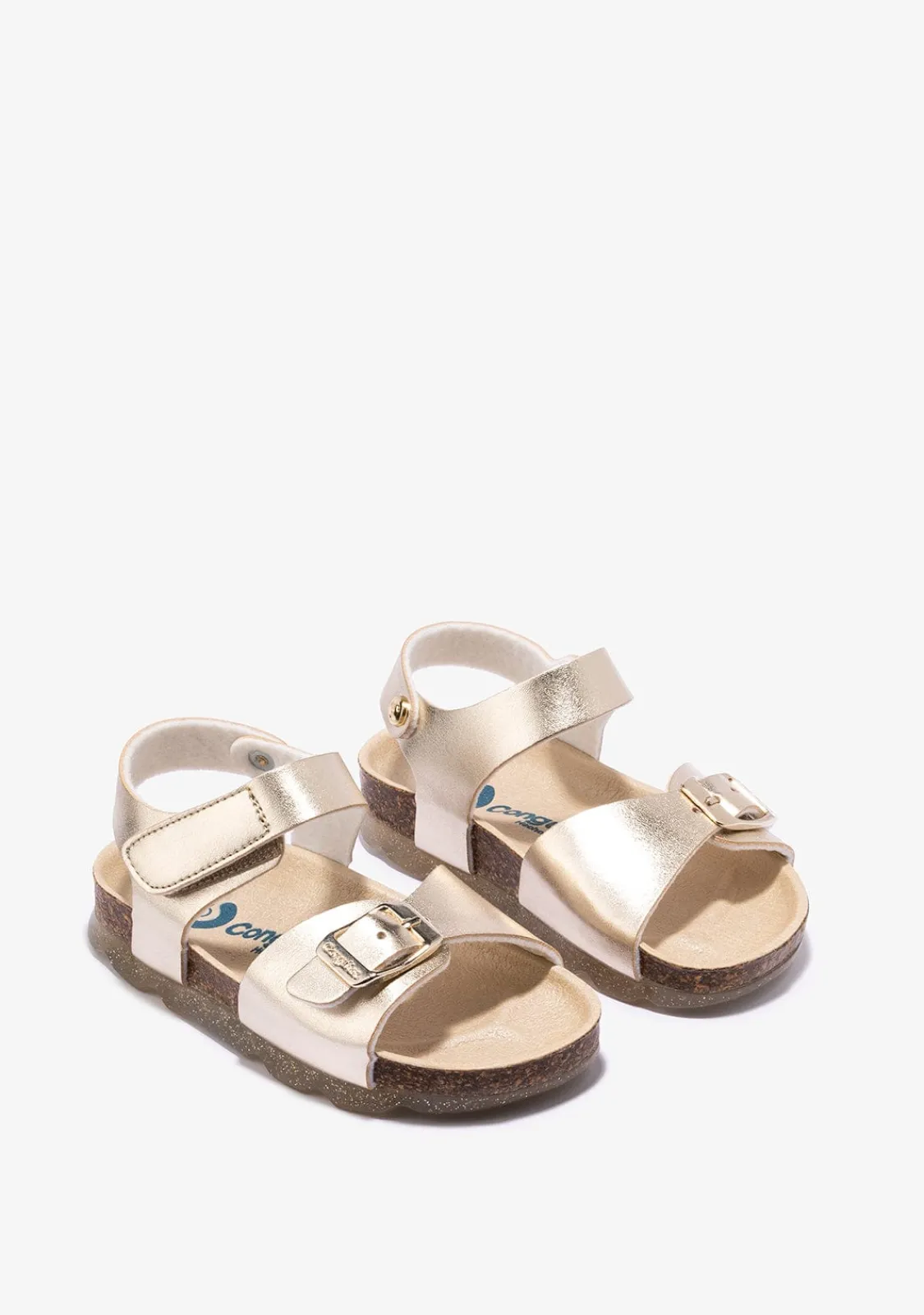 Conguitos Sandalias De Niña Bio Metalizado Platino^ Sandalias Bio|Sandalias