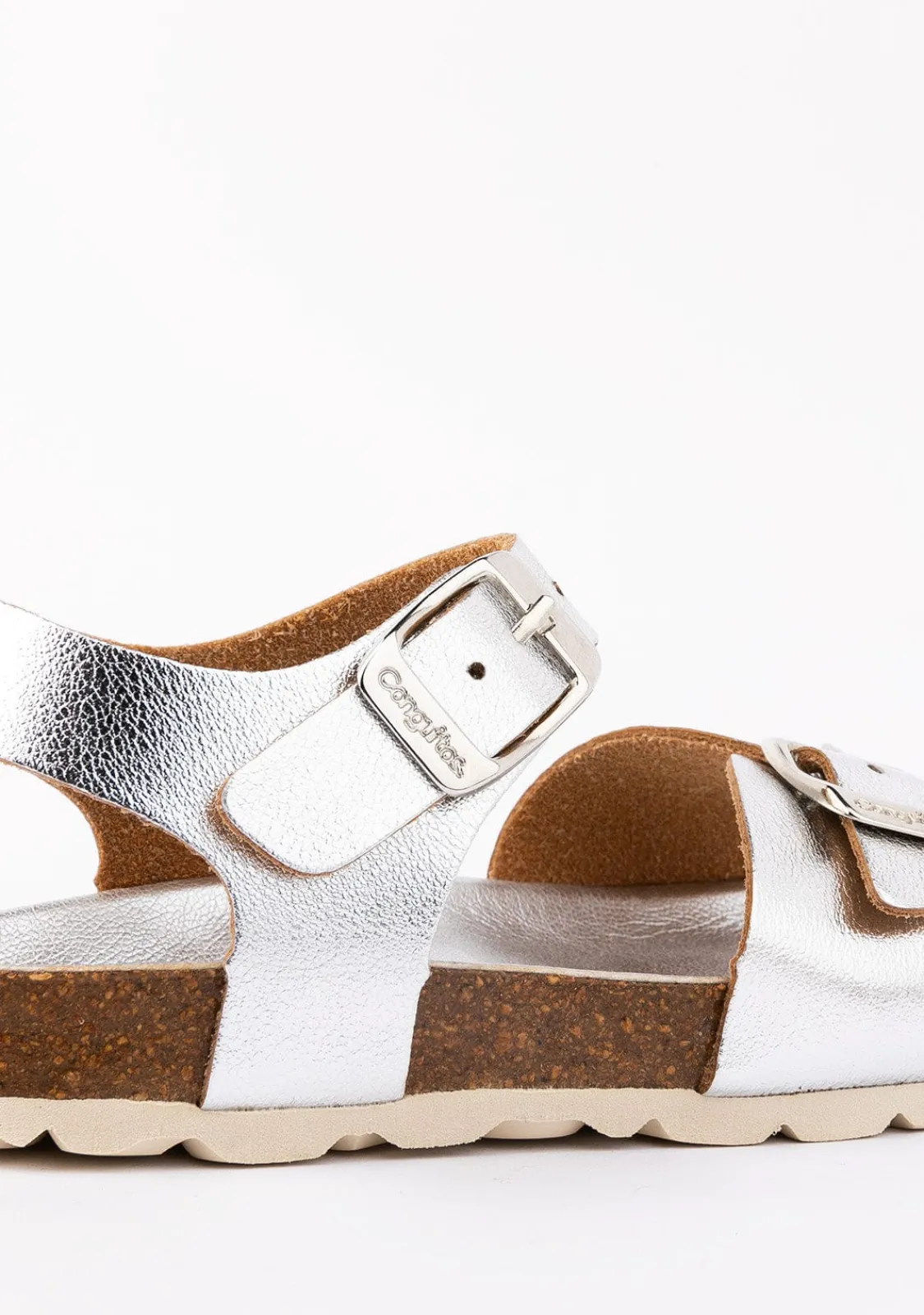 Conguitos Sandalias De Niña Bio Plata^ Sandalias Bio|Sandalias