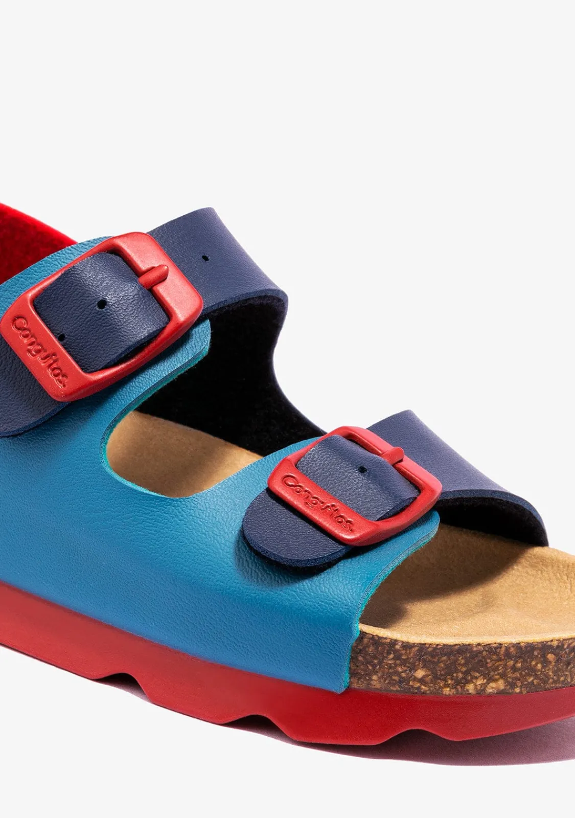 Conguitos Sandalias De Niño Bio Azul Multicolor^ Sandalias|Sandalias Bio