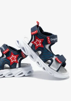 Conguitos Sandalias Deportivas Con Luces Marino^ Sandalias|Sandalias