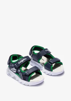 Conguitos Sandalias Deportivas Unisex Con Luz Azul^ Sandalias|Zapatillas Con Luces