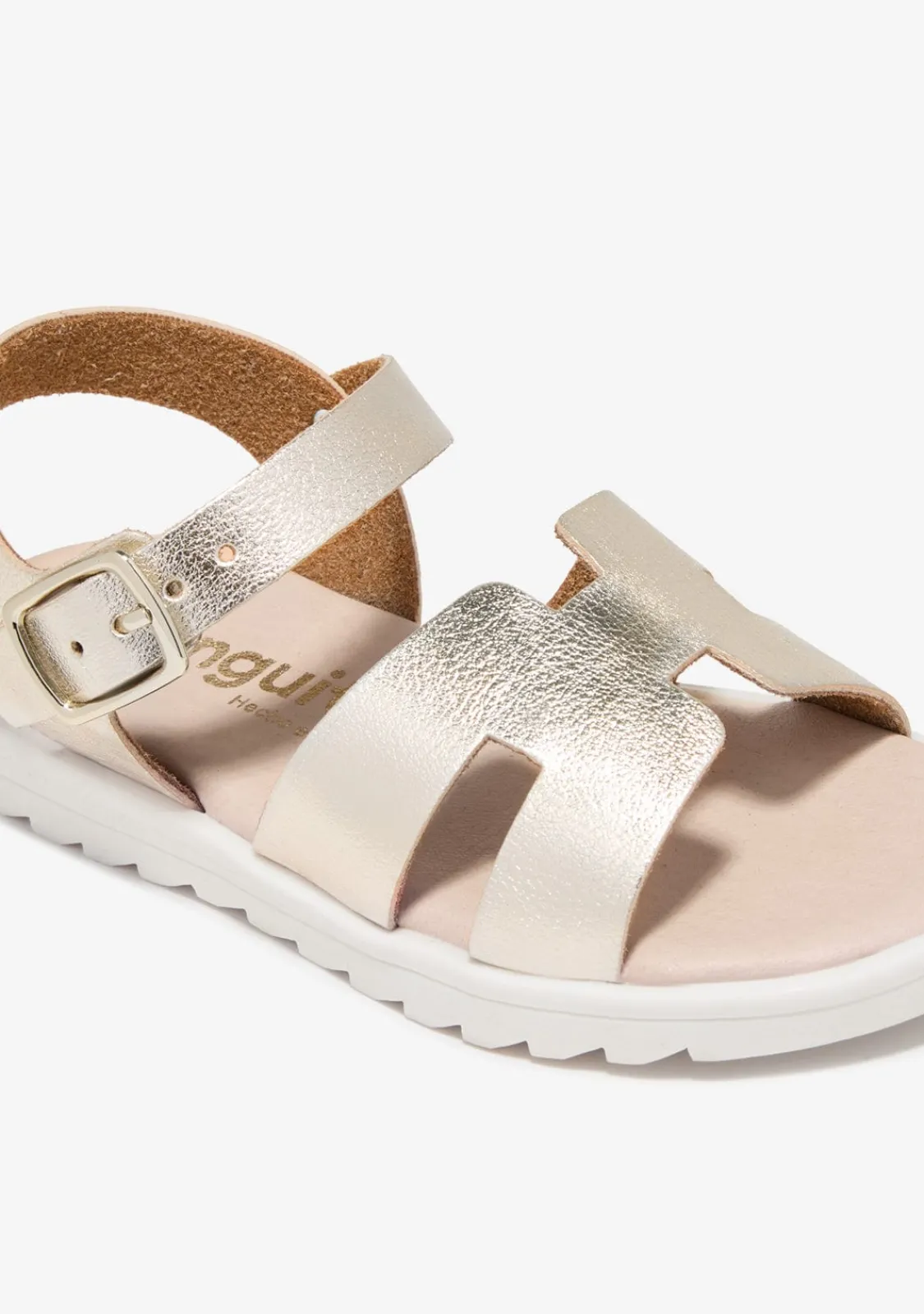 Conguitos Sandalias Metalizado Oro^ Sandalias|Zapatos De Ceremonia