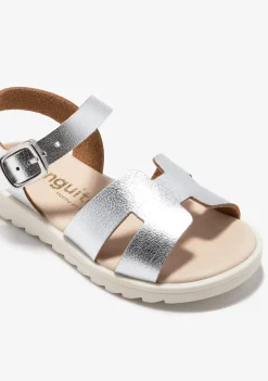 Conguitos Sandalias Metalizado Plata^ Sandalias|Zapatos De Ceremonia