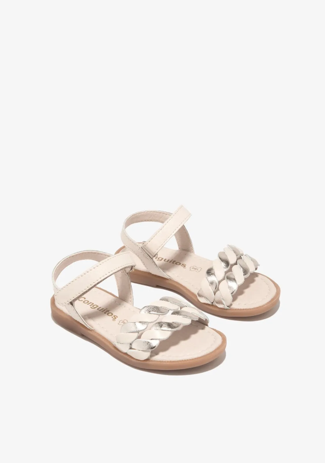 Conguitos Sandalias Trenza Beige^ Sandalias|Zapatos De Ceremonia