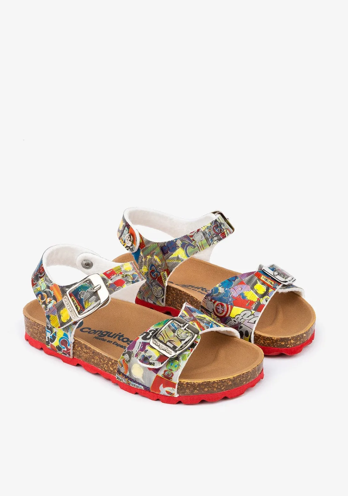 Conguitos Sandalias Unisex Bio Estampado Cómics^ Sandalias|Sandalias Bio